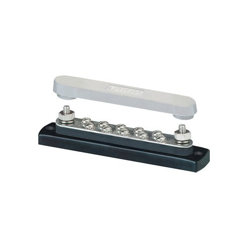 Blue Sea Systems Common Bus Bar, 10-Gang, 150A - style: 150A - 10 Screw with Cover