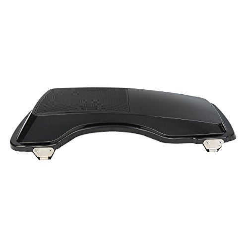 XMT-MOTO Hard Saddlebag Lids w/6 x 9speaker grilles Fit for Harley Touring - style: Unpainted 6x9 Saddlebag Lids (No Speaker,93-13)