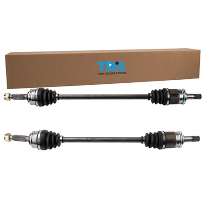 TRQ Rear Driver and Passenger Side CV Axle Assembly Set 2 Piece - style: CSA32617