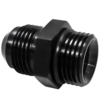 6AN Male Flare to 6AN Male Fuel Pump Rail Fitting Aluminum Hose Adapter with AN6 O-ring Boss ORB - size: 6AN to 6AN orb