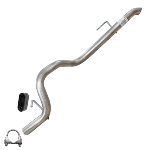 Northeastern Exhaust | Stainless Steel Exhaust Tail Pipe Compatible for Jeep Cherokee 1996-2001 2.5L | Automotive Replacement Parts | Free Clamp and Hanger Included
