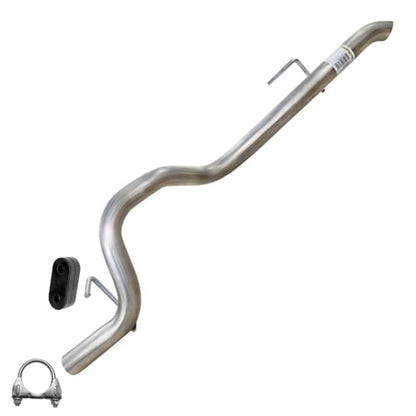 Northeastern Exhaust | Stainless Steel Exhaust Tail Pipe Compatible for Jeep Cherokee 1996-2001 2.5L | Automotive Replacement Parts | Free Clamp and Hanger Included
