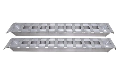 GEN-Y Hitch Extreme Duty Aluminum Loading Ramps - Set of 2, 6 Feet Long x 15 Inches Wide, 10000 LBS Capacity, Hybrid Hook and Plate Ends, Serrated Cross Rungs for Maximum Traction - size: 6 ft