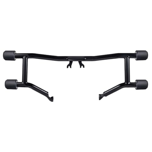Advanblack Protek Two Step Highway Peg Crash Bar with CNC Slider Fit for 2014-2025 Harley Touring Road Glide Street Glide Electra Glide – Engine Guard Performance Upgrade (Delrin) - color: Delrin
