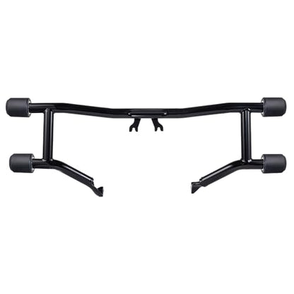 Advanblack Protek Two Step Highway Peg Crash Bar with CNC Slider Fit for 2014-2025 Harley Touring Road Glide Street Glide Electra Glide – Engine Guard Performance Upgrade (Delrin) - color: Delrin