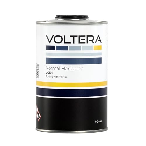 VOLTERA Speed Clear Coat Hardener, VC102 Normal and VC103 Slow, 4:1 Ratio (1 Quart Normal)