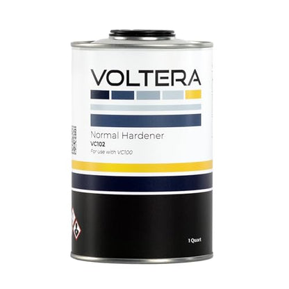 VOLTERA Speed Clear Coat Hardener, VC102 Normal and VC103 Slow, 4:1 Ratio (1 Quart Normal)