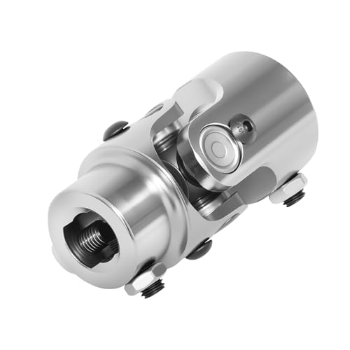 1" DD × 3/4" DD Universal U Joint U-Joint - color: Chorme, size: 1" DD x 3/4" DD