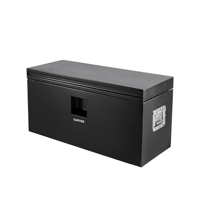 Garvee Black Steel Truck Bed Tool Box, Trailer Tongue Box, Truck Storage Organizer Tool Chest For Truck Bed, RV, Trailer - size: Black-30