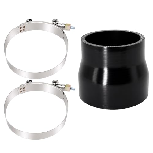 ID 3 to 3.5 inch (76-89mm) Straight Silicone Reducer Coupler Hose - size: ID 3 to 3.5 inch (76-89mm) Straight