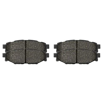 AutoShack Front Vented & Rear Solid E-Coated Rotors & Ceramic Pads - style: ShadowGuard & Pad