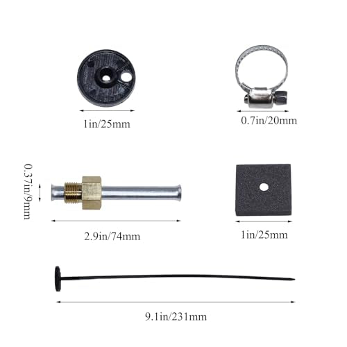 Transmission Oil Cooler Kit, Aluminium alloy Radiator with 5/16" Tube and Hose Mounting Kit(Black) (8 Pass) - color: Black, size: 8 Pass
