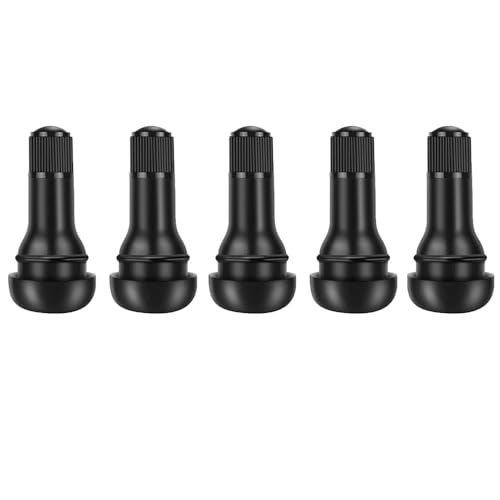 TR415 Tire Valve Stem Rubber Snap-in Valves, Tubeless Valve Stems Suit for 0.625 inch Rim (TR415-5 Pack) - size: TR415 - 5 Pack