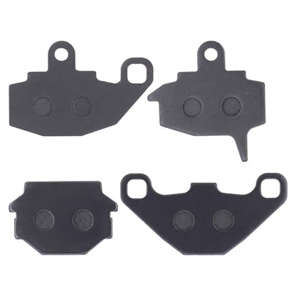 2 Set Front and Rear Brake Pads Kit for Kawasaki KLR650 1987-2007