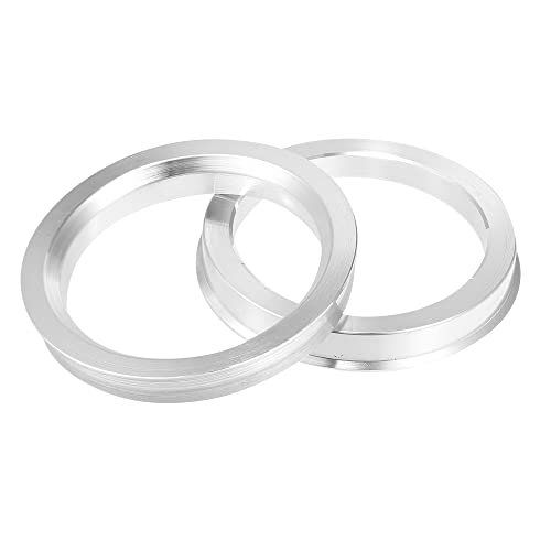 X AUTOHAUX 4pcs OD 70.1mm to ID 57.1mm Aluminum Alloy Car Hub Centric Rings Wheel Bore Center Spacer - size: 57.1mm