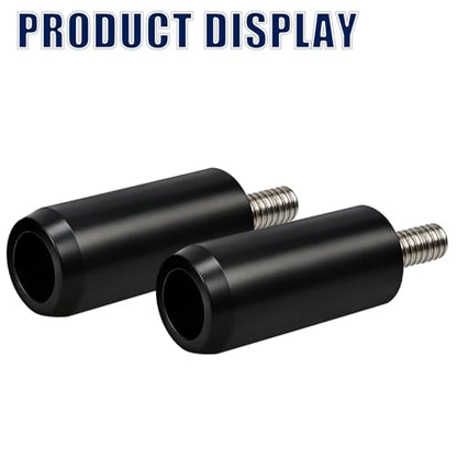 Motorcycle Crash Bar Sliders End Caps Derlin for Harley Touring Softail Sportster 1.25" Engine Guard Saddlebag Guard M12 2PCS (Black 1.25-inch) - color: Black 1.25-inch
