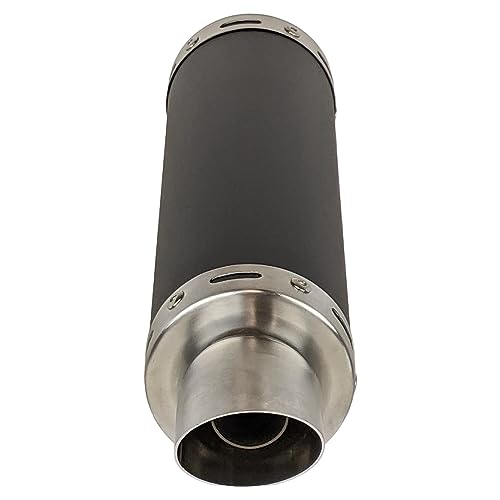 RedCap High Performance Exhaust System Muffler for GY6 50cc Scooter Moped TaoTao Jonway Kymco 139QMB (Black)