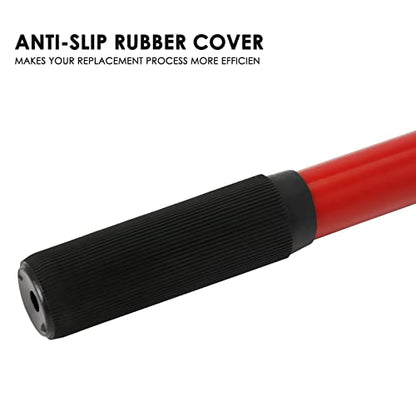 XMJY 2 Ton Jack Handle Replacement—Horizontal Hydraulic Pole Jack Stands Automotive Car Jack Accessories(Red) - color: Red