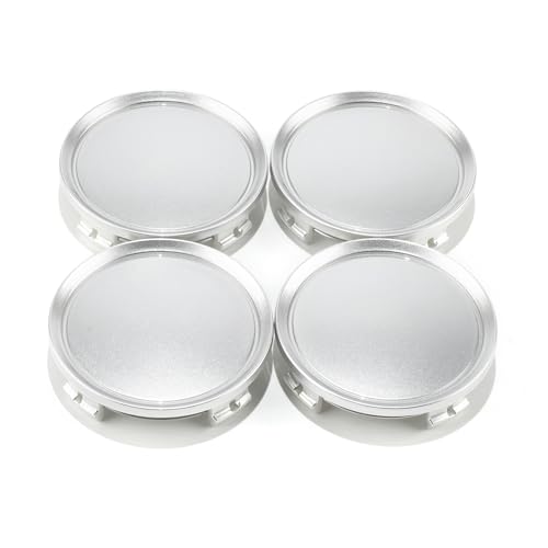 RTrhinoTuning 4PCS 74mm Wheel Center Caps for Rim A1714000125, OD:2.91"(74 mm) ID: 2.74"(69.57 mm) Silver Hub Caps - color: Silver
