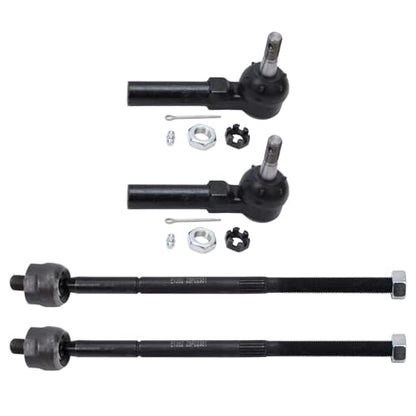 Detroit Axle - 4pc Front Tie Rods for Dodge Grand Caravan Chrysler Plymouth - size: 4S42902/group