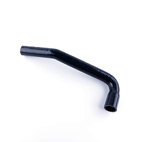 Silicone Radiator Hose For 1987-2006 Jeep Wrangler YJ/TJ 2.4L 4.2L With Clamps (black) - color: Black
