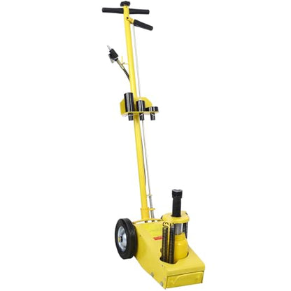 22 Ton Hydraulic Floor Jack Metal Yellow Unmatched Strength Heavy-Duty Tasks Commercial Use