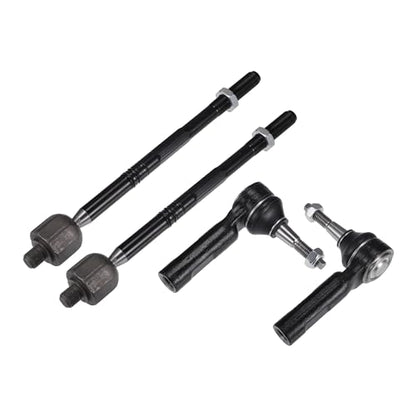 X AUTOHAUX 4pcs Front Inner Outer Tie Rod Ends Kit Suspension Steering Tie Rod End for Buick Verano for Chevrolet Cruze for Chevrolet Volt Drag Link No.EV800884