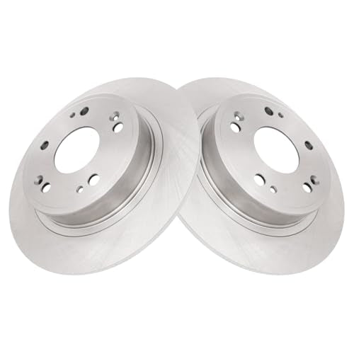 TRQ Front and Rear Ceramic Brake Pad and Rotor Set - style: BKA11717