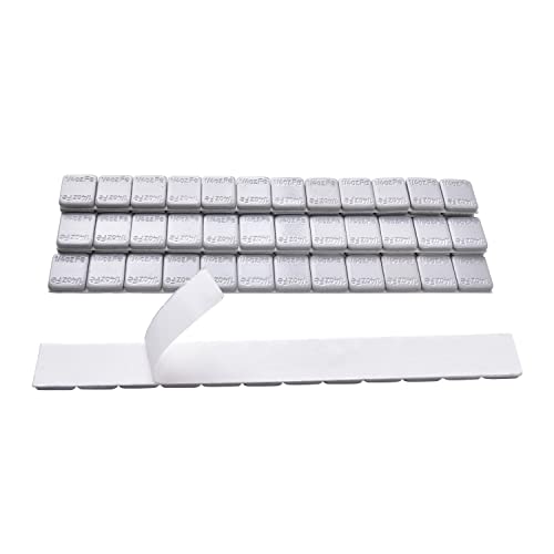 AAIN 2 Boxes, 1152pcs, 1/4oz, 0.25oz, Grey, Adhesive Stick on Wheel Weights - color: Grey, style: 1/4oz, 288oz