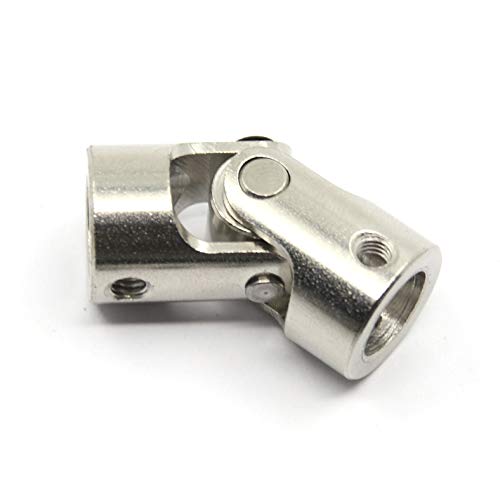 2 Pcs 8mm to 10mm Universal Joint Shaft Coupling for Motor - size: 8-10mm