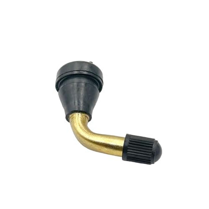 10Pcs Universal PVR60 Tire Valve Stem Bent 90 Degree Angled Tubeless Snap-in Rubber Base Compatible with Most Tubeless Tire Rim Motorcycle Scooter ATV Cars RV Bicycles Trailers - size: PVR60