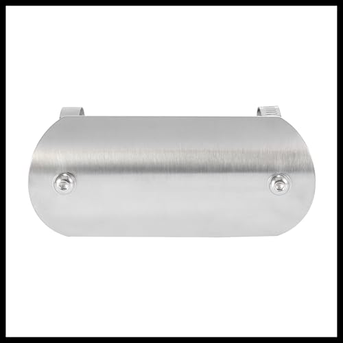 1 Set Motorcycle ATV 5.67" Stainless Steel Exhaust Muffler Pipe Heat Shield Cover Guard Protector Silver Tone Durable Material