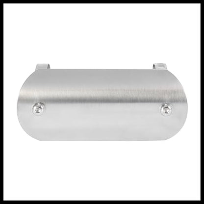 1 Set Motorcycle ATV 5.67" Stainless Steel Exhaust Muffler Pipe Heat Shield Cover Guard Protector Silver Tone Durable Material