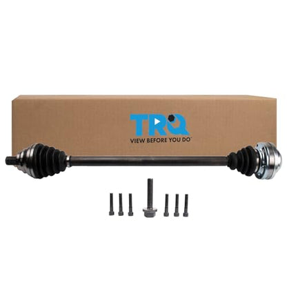 TRQ Front Passenger Side CV Axle Assembly - style: CSA32543