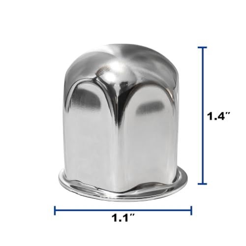 CIRONBOW 8Pcs Lug Nuts with Adapter for Wheel Simulators,Adapter for 17 inch 8 Lug Wheel Simulators,Compatible with Ford 2005-2022 F350 Truck