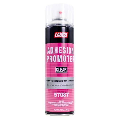 LAUCO Automotive Adhesion Promoter 13 oz Spray Can Pack of 1 - Use on Multi Surfaces Like Automotive Plastics, Bumpers, Vinyl Trim and Fiberglass (57087)