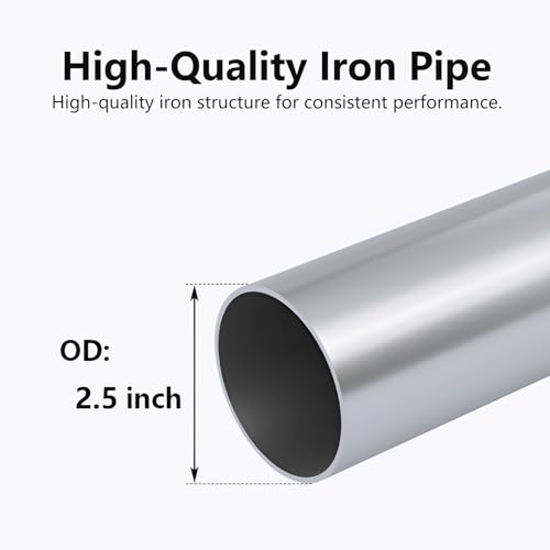 A-KARCK Mild Steel Mandrel Bends 16 Pcs, 2.5 Inches DIY Custom Exhaust Tubing Pipe Straight & U-Bend Kit, Universal Fit - size: 2.5 inch 16 piece Kit, style: Mild Steel