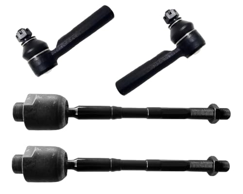 Front Outer and Inner Tie Rod End FITS for Toyota 4Runner 2010-2022 - size: 4p for Toyota fj cruiser 10-14