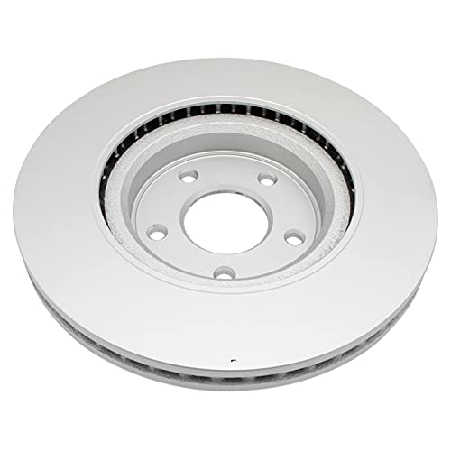 TRQ Front and Rear Brake Rotors Set Vented Premium G-Coated - style: BKA14824