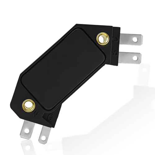 1875990 4 Pin Performance Ignition Module, Compatible with 1974-1988 Chevy Pontiac Olds Bulck, Replace OE #LX301, DM1906, 1190357, 4419628 (Pack of 1pcs Black)