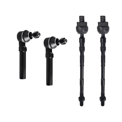 4pc Front Inner and Outer Tie Rod End ES3712 EV800049 - size: ES3712 EV800049