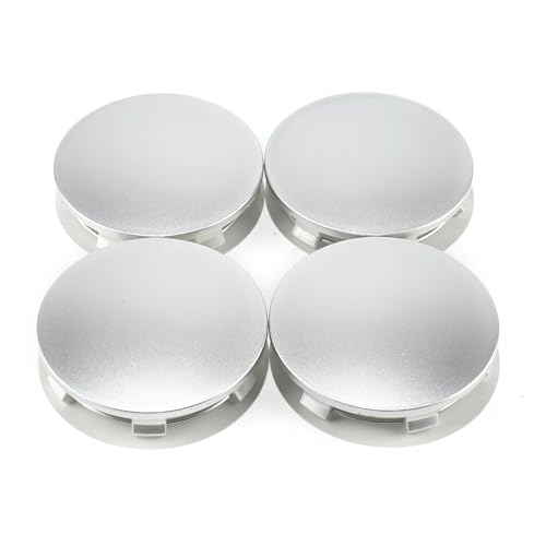 RTrhinoTuning 4 PCS 83mm Wheel Center Caps Compatible with Tahoe Suburban Yukon Escalade Rim, OD:3.27"(83 mm) ID: 3"(76.4 mm) Silver Hub Caps - color: Silver