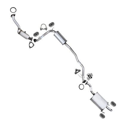 Exhaust Catalytic Resonator Muffler for Honda Fit 2007-2008 1.5L - color: Catalytic Resonator Muffler Kit