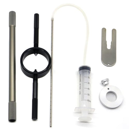 Motorcycle Fork Service Tool Kit, Fork Oil Level Tool, Fork Spring Compressor and Damper Rod Bleed Tool