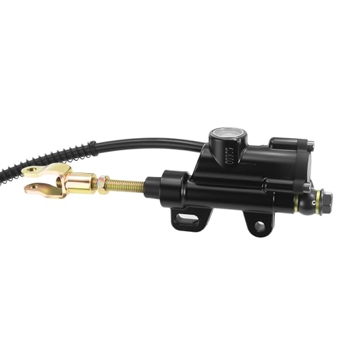 PRO BAT Rear Disc Brake Master Cylinder Caliper Assembly - color: Black