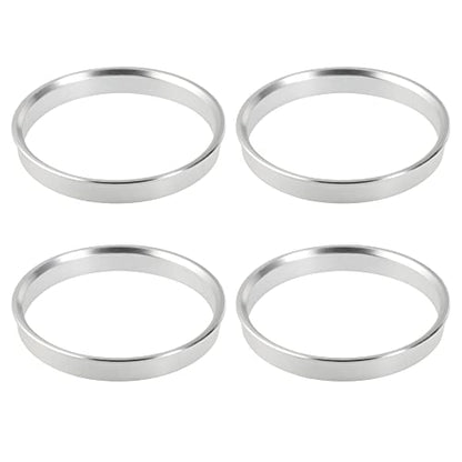 X AUTOHAUX 4pcs Aluminium Alloy Hub Centric Rings Wheel Center Spacer - size: 68.1mm