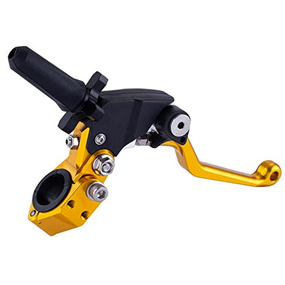 Motorcycle Foldable Clutch Handle Motorcycle Clutch Handle - color: Gold