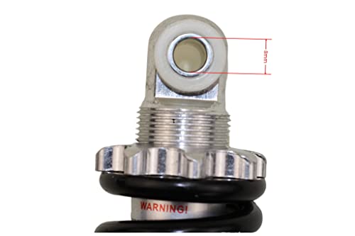 Trkimal Rear Shock Suspension Spring, Rear Shock Absorber for Gas Scooter Electric Bike Minimoto Dirt Bike ATV Quad Mini Pocket Bike Mountain bike (100MM/1200LB) - size: 100 mm/544 kg