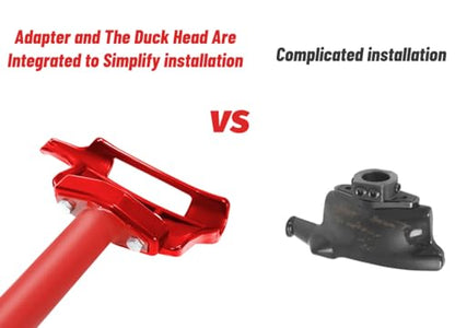 KT-Y021 AUTOKATO Manual Tire Changer Duck Head Kit with Tire Changer Duck Head and and Centering Cone Fit for Most Car Tires