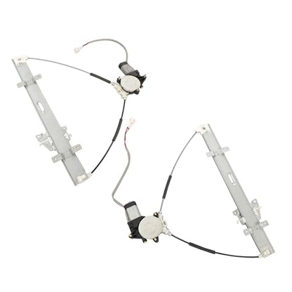 Front Left and Right Power Window Regulator with Motor Replacement for Chevrolet Tracker 1999-2004 Replacement for Suzuki Grand Vitara 1999-2005 741-975 741-974